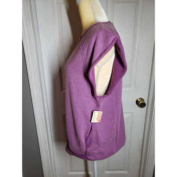 NWT Free People Movement Muscle Tunic Women's Size XS/ Acai - Picture 8 of 12